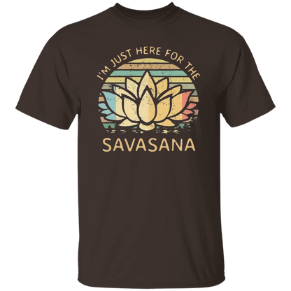 I’m Just Here for The Savasana Yoga Funny Vintage T-Shirt - leleart