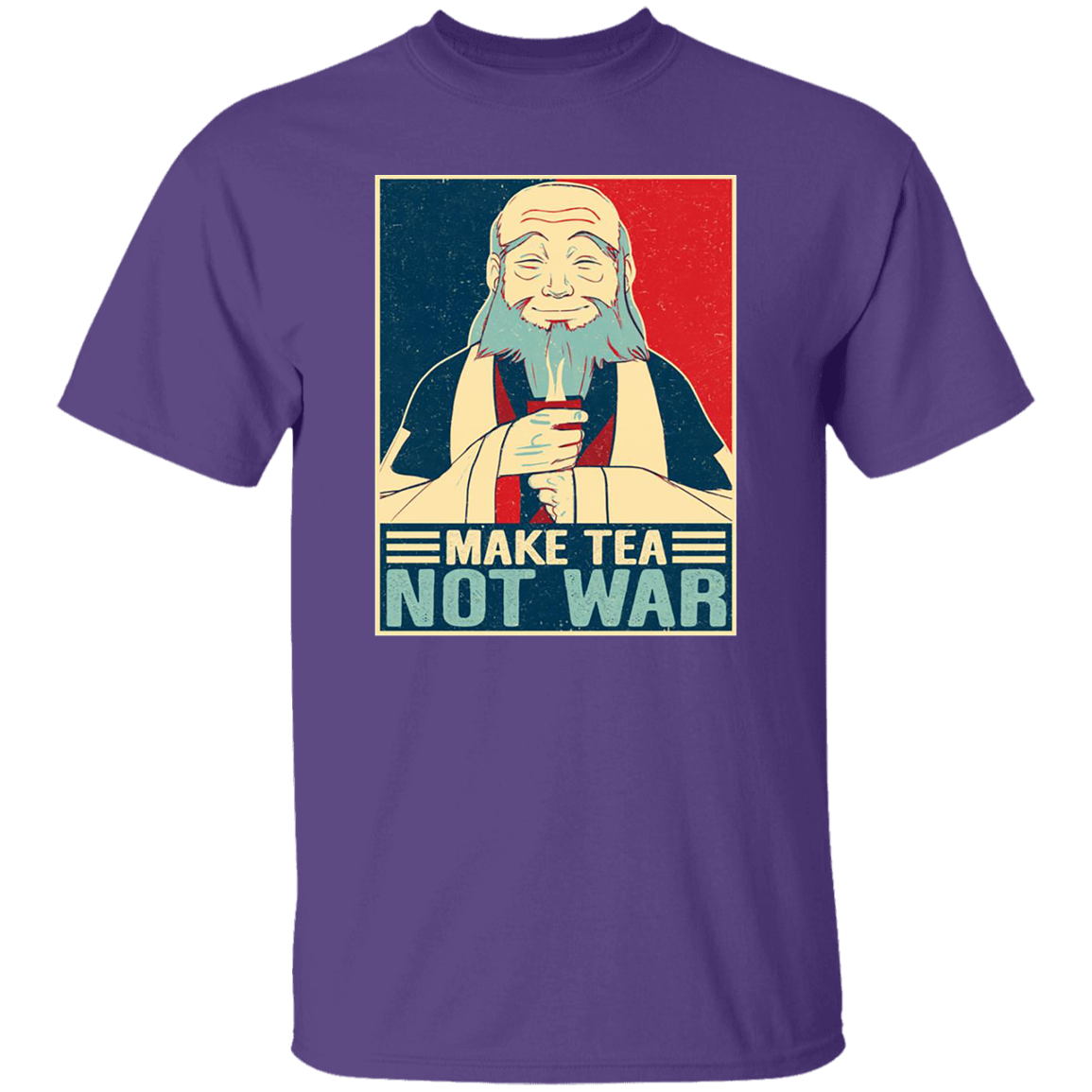 Make Tea Not War Uncle Iroh Vintage T-Shirt, Uncle Iroh Shirt, Gift Tee For You And Your Friends	G500 5.3 oz. T-Shirt