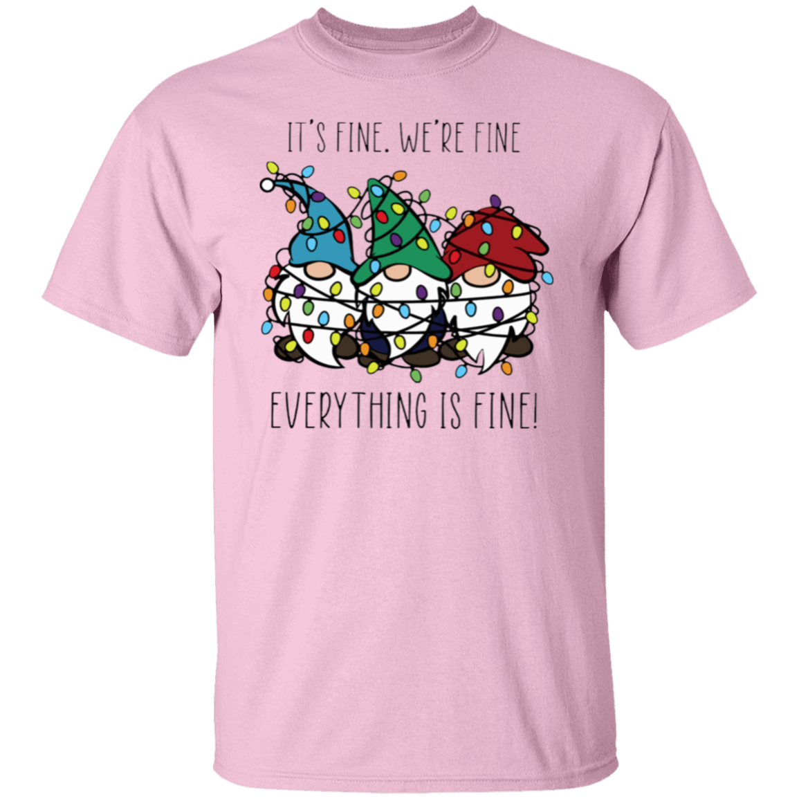 Everything Is Fine Teacher T-Shirt - lapicta