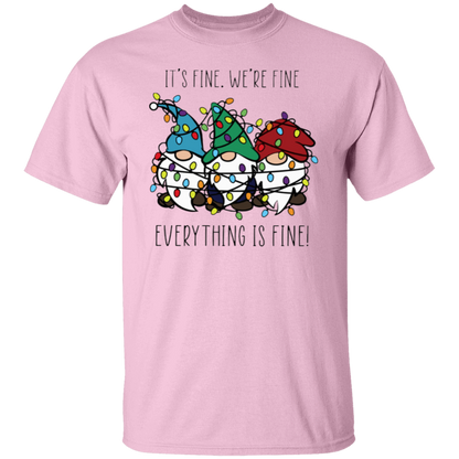 Everything Is Fine Teacher T-Shirt - lapicta