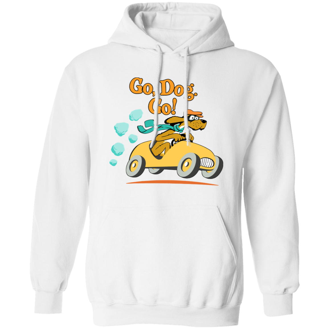 Go Dog Go Teacher Vintage G185 Gildan Pullover Hoodie - letter