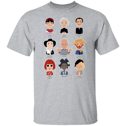 The Greatest Painters Of All Time Teacher Vintage Unisex  T-Shirt - letter