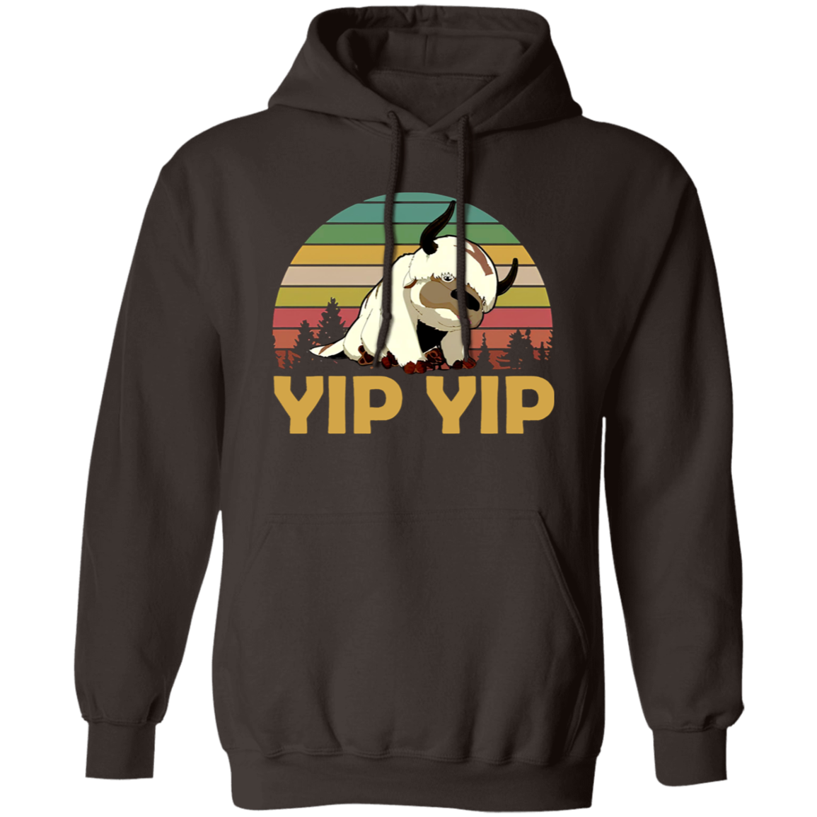 Appa Sky Bison Yip Yip Vintage T-Shirt - HOODIE