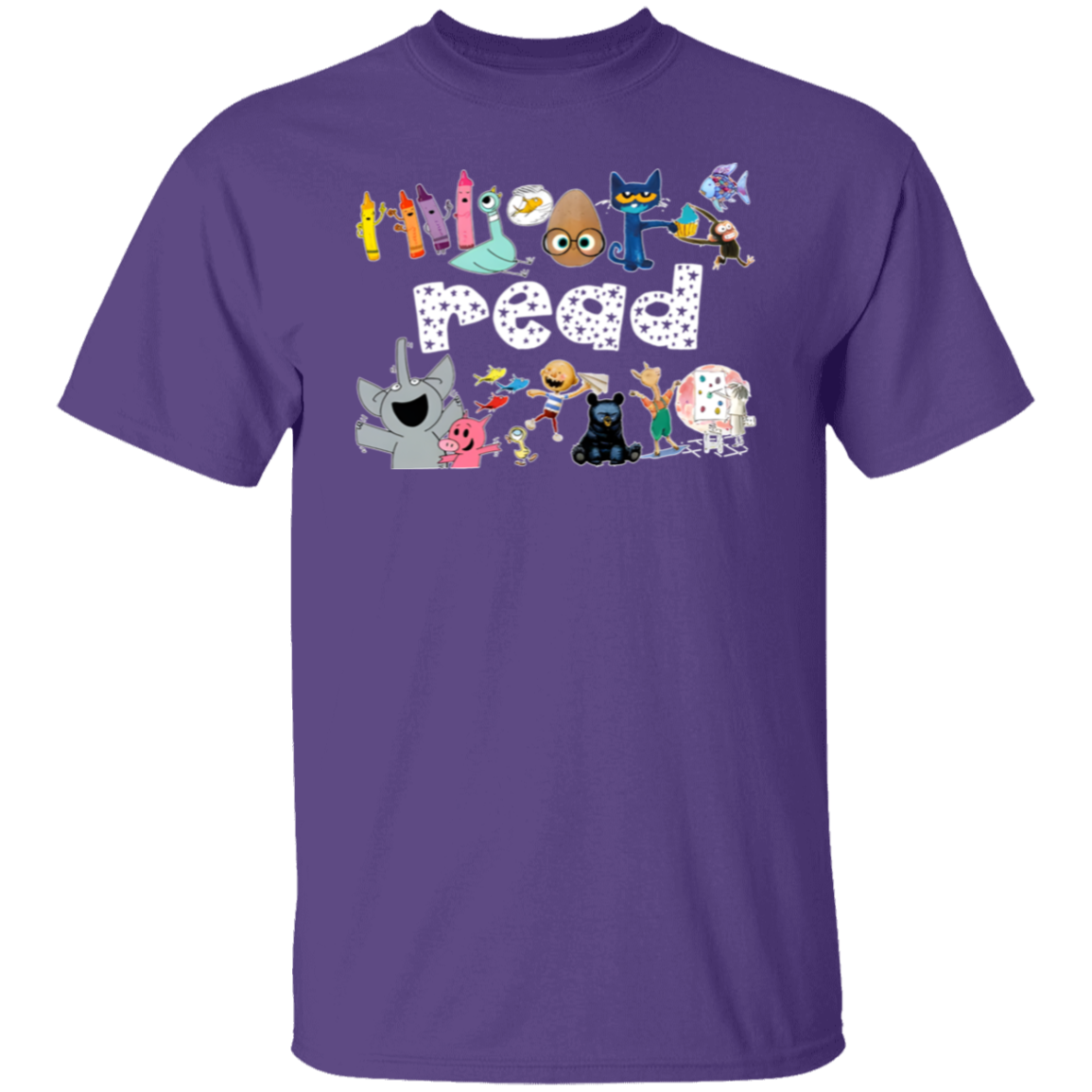 Read Children's Books Teacher T-Shirt - lapicta