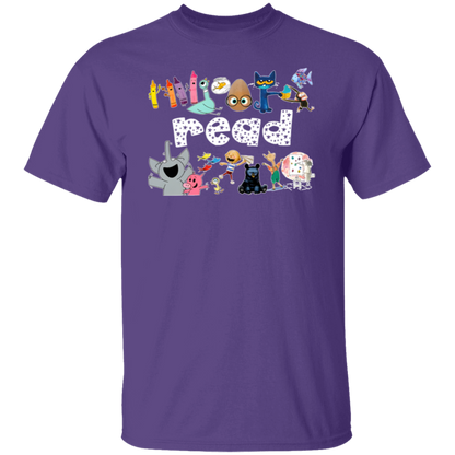 Read Children's Books Teacher T-Shirt - lapicta