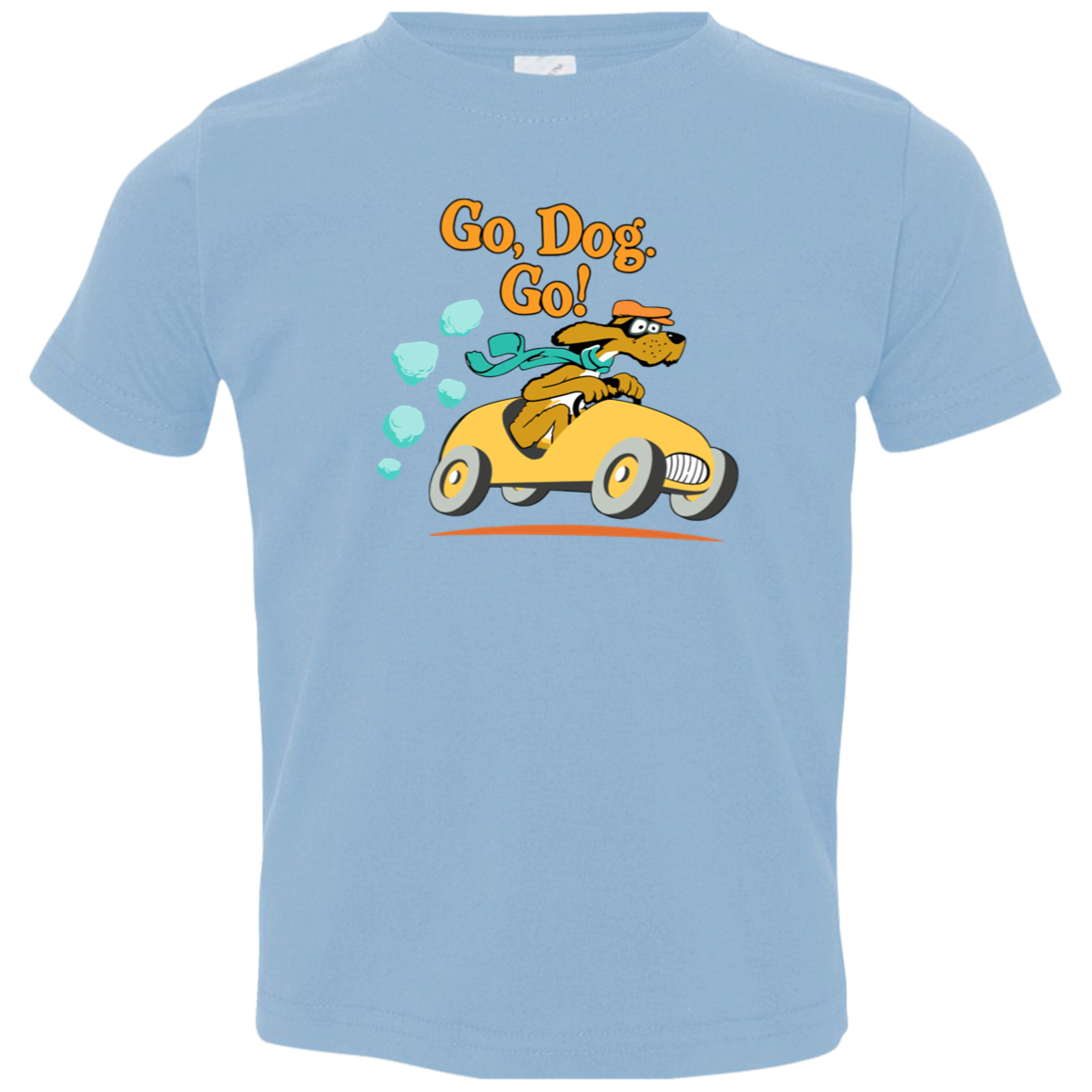 Go Dog Go Teacher Vintage 3321 Toddler Jersey T-Shirt - letter