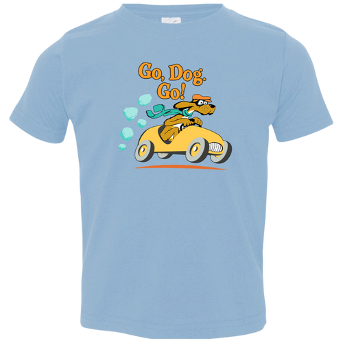 Go Dog Go Teacher Vintage 3321 Toddler Jersey T-Shirt - letter