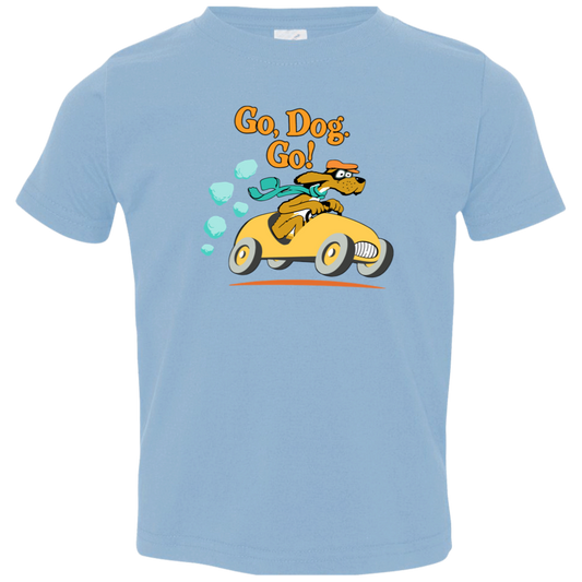 Go Dog Go Teacher Vintage 3321 Toddler Jersey T-Shirt - letter
