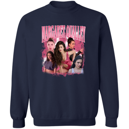 Margaret Qualley Bootleg  Gildan Crewneck Pullover Sweatshirt - ID04102437