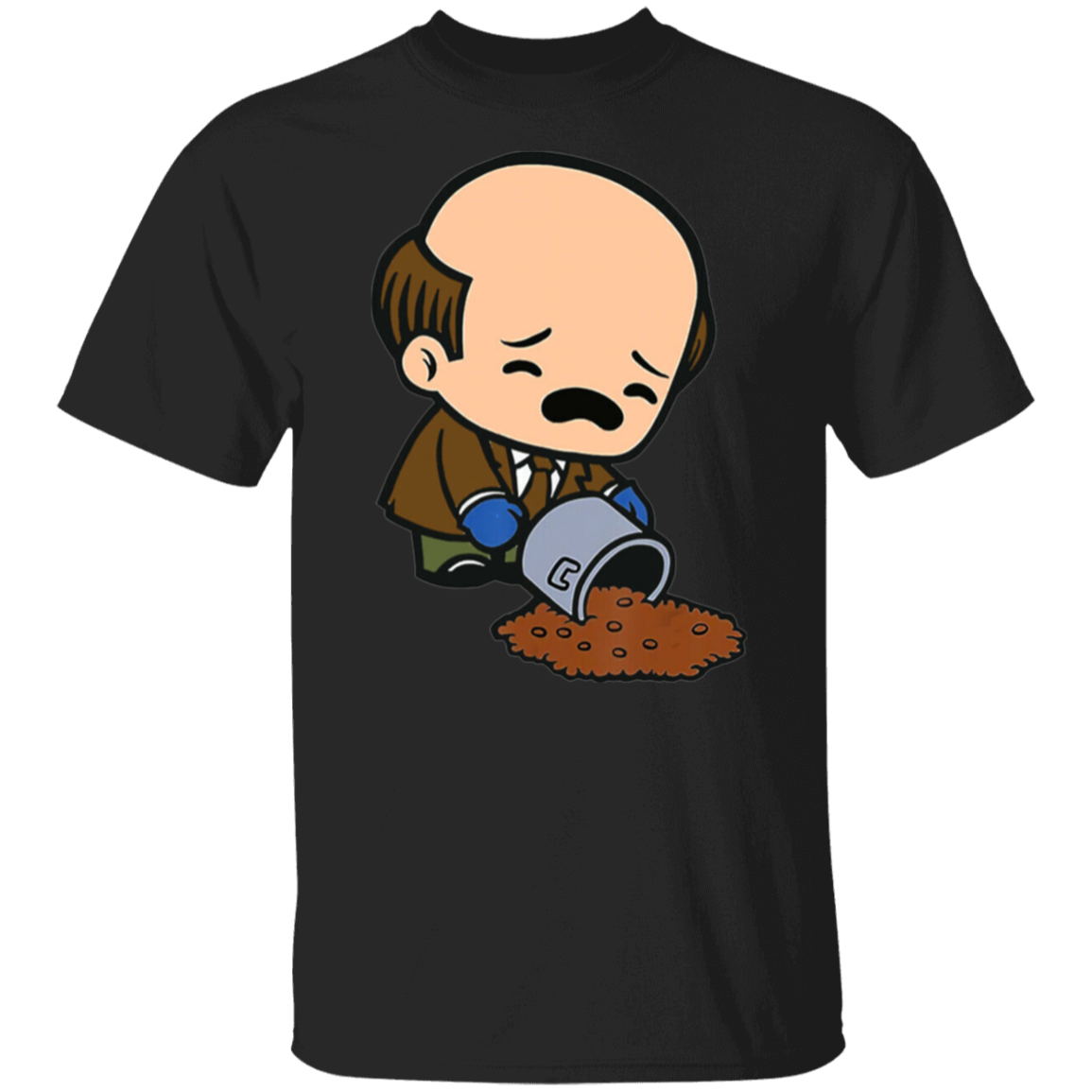 Kevin Spilling Chili Kevin Malone Chili Office Funny TV Series Vintage Unisex T-Shirt - lucy - 92576915