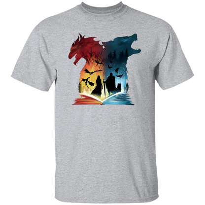 Games Of Thrones Jon Snow And Daenerys Vintage T-Shirt