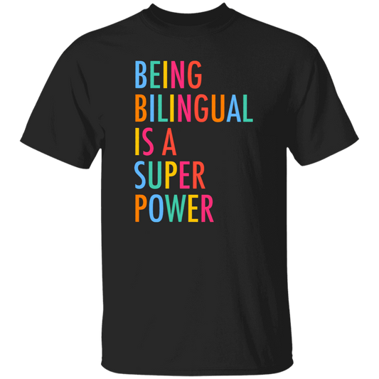 Being Bilingual Is A Super Power Teacher Vintage T-Shirt
