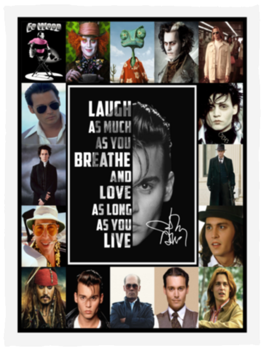Movie Star Fleece Blanket, Premium Sherpa Blanket, Celebrity Blanket, Actor Blanket	VPS Cozy Plush Fleece Blanket - 30x40