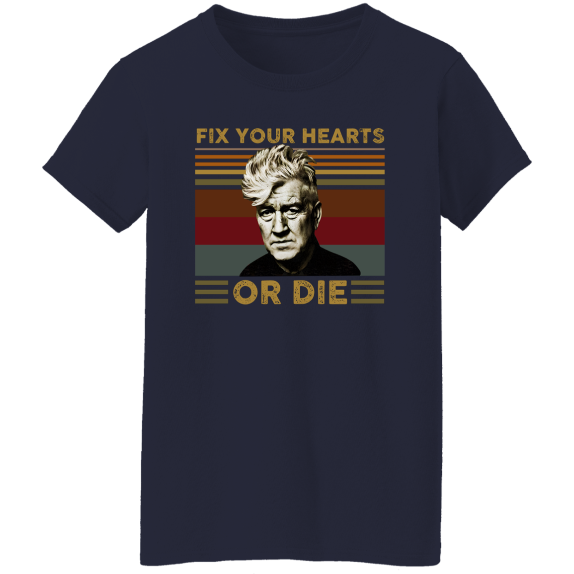 Retro Fix Your Hearts Or Die Unisex T-Shirt - WOMEN