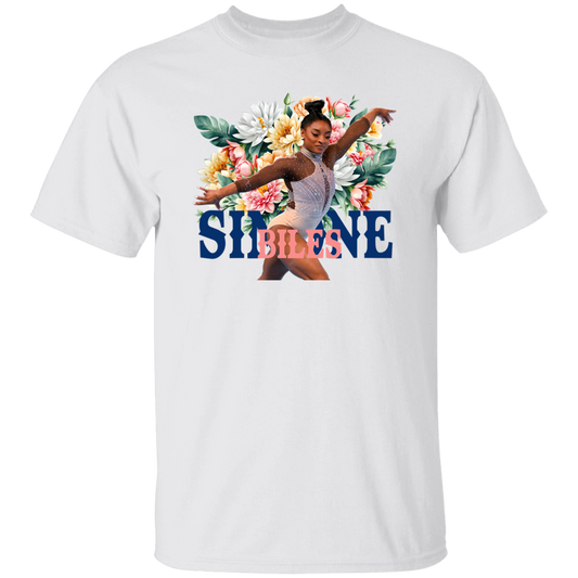 Simone Biles Floral Vintage T-Shirt  -  ID05082410