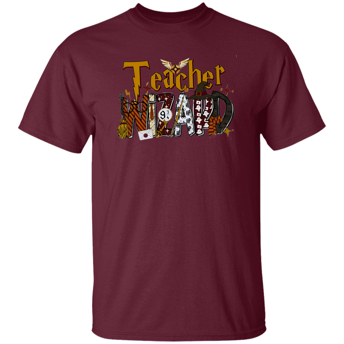 Teachr Wizard Magic School Vintage  T-Shirt