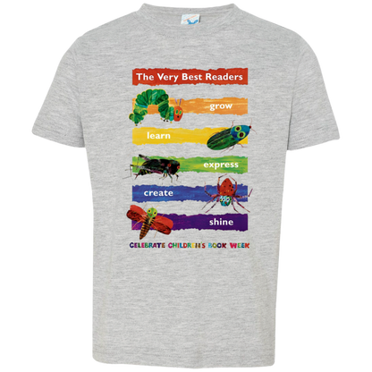 The Very Best Readers The Very Hungry Caterpillar Teacher Vintage Toddler Jersey T-Shirt