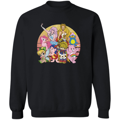 80s Cartoons Vintage G180 Gildan Crewneck Pullover Sweatshirt - pelyn - ID12022413