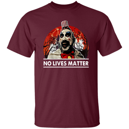 Captain Spaulding No Lives Matter Funny Halloween Costume Vintage T-Shirt - leleart