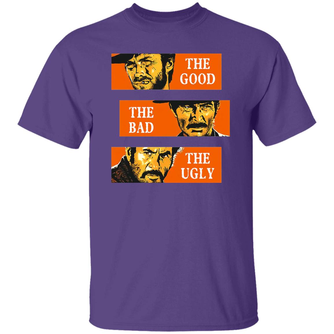 The Good The Bad And The Ugly Classic Horror Movie Vintage T-Shirt - leleart