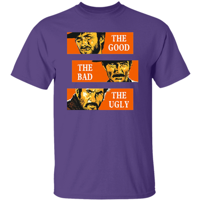 The Good The Bad And The Ugly Classic Horror Movie Vintage T-Shirt - leleart