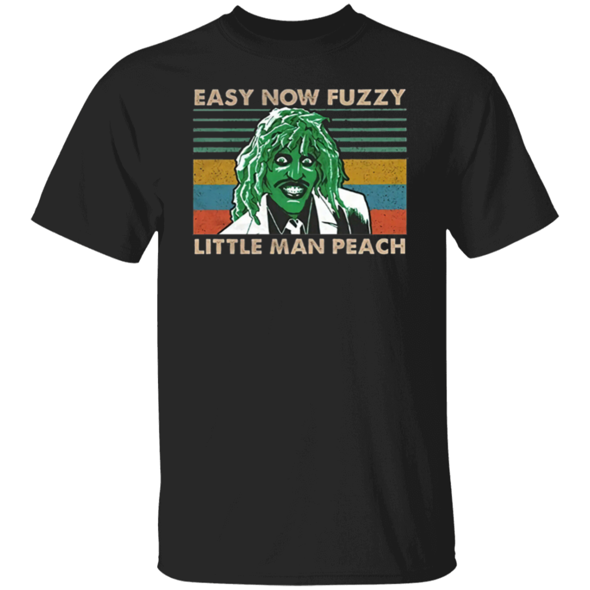 Old Gregg Easy Now Fuzzy Little Man Peach The Mighty Boosh Retro T-Shirt - leleart