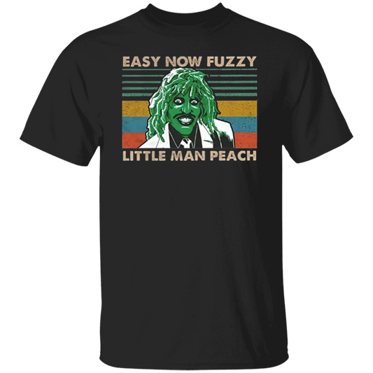 Old Gregg Easy Now Fuzzy Little Man Peach The Mighty Boosh Retro T-Shirt - leleart