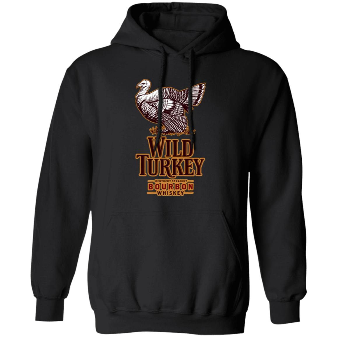 Wild Turkey Bourbon Thanksgiving G185 Gildan Pullover Hoodie - jasmine