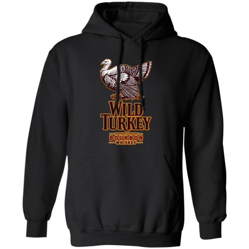 Wild Turkey Bourbon Thanksgiving G185 Gildan Pullover Hoodie - jasmine