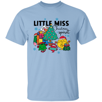 Little Miss Christmas Teacher Vintage Unisex T-Shirt - letter