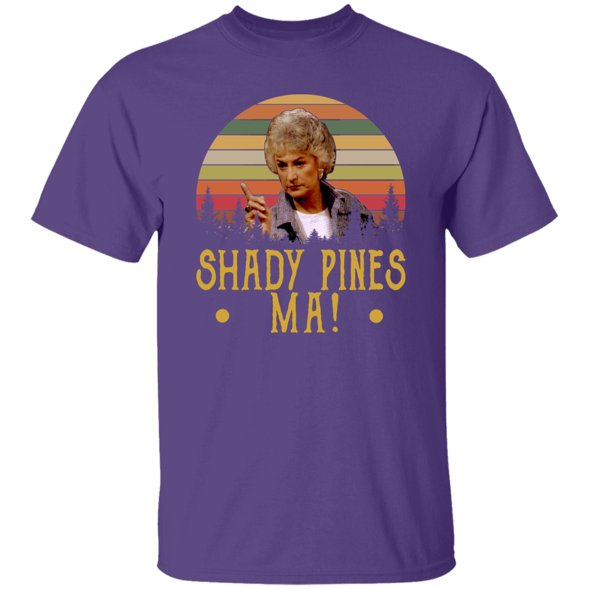 Shady Pines Ma Vintage Retro Vintage T-Shirt