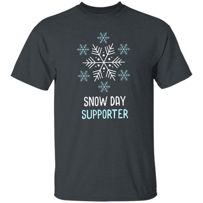 Snow Day Supporter Teacher T-Shirt - lapicta