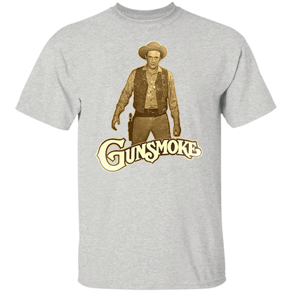 Gunsmoke James Arnes Anime Cowboy T-Shirt - CDCraft
