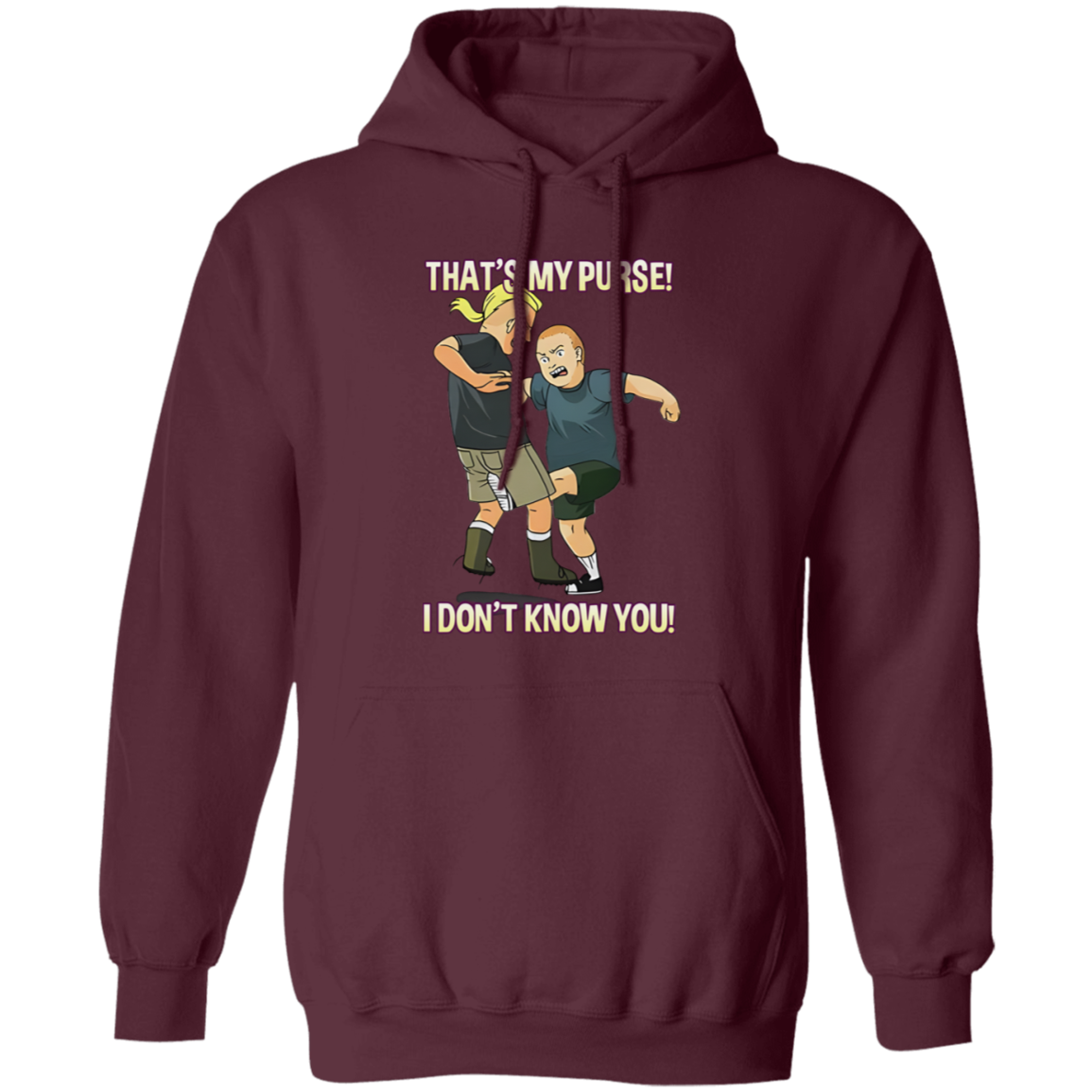 Bobby Hill That’s My Purse King Of The Hill  Gildan Pullover Hoodie