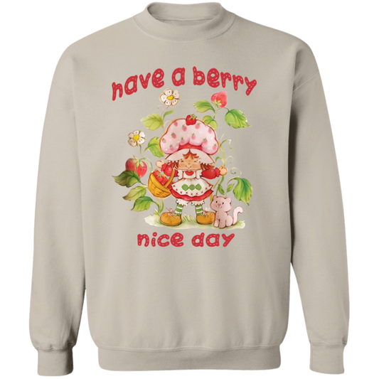 Have A Berry Nice Day Vintage Strawberry Sweatshirt