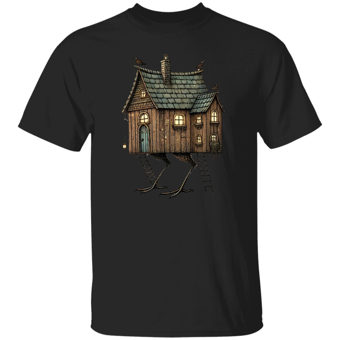 Baba Yaga House Unisex T-Shirt - lucy - ID01112405