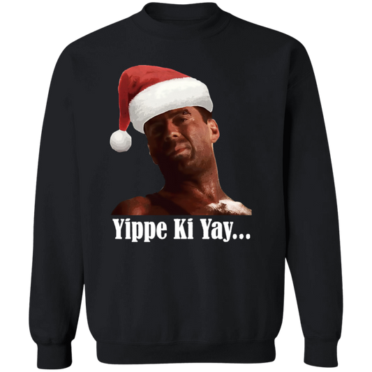 Vintage Christmas Action Movie Die Hard Sweatshirt