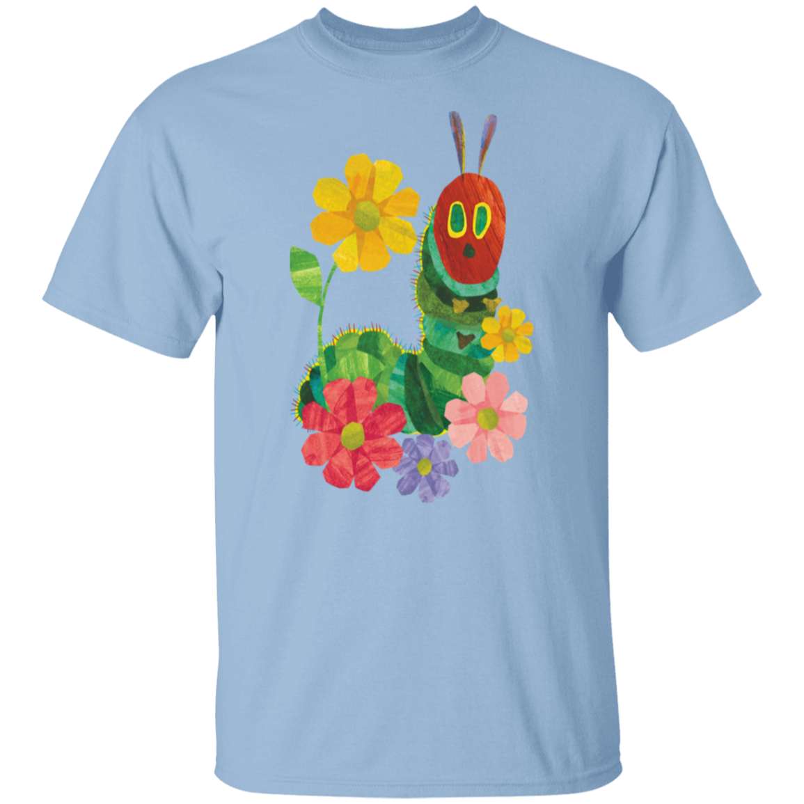 Flowers And The Very Hungry Caterpillar Teacher  T-Shirt - CDCraft