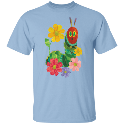 Flowers And The Very Hungry Caterpillar Teacher  T-Shirt - CDCraft