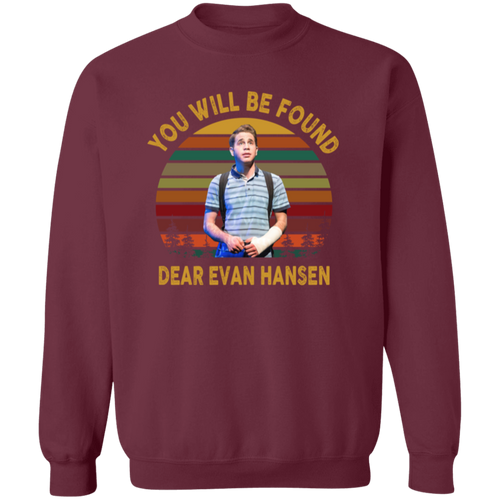 Official You Will Be Found Dear Evan Hansen  Sweatshirt
