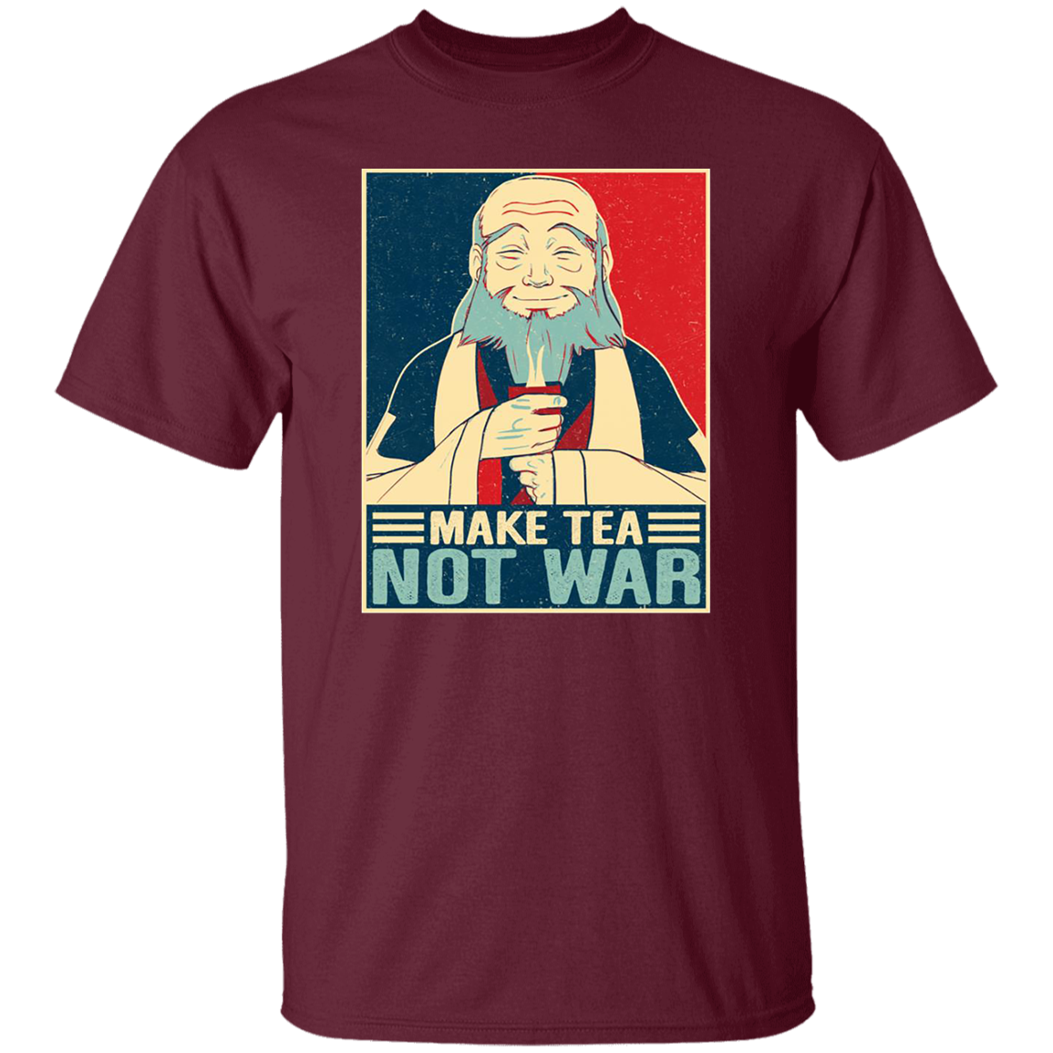 Make Tea Not War Uncle Iroh Vintage T-Shirt