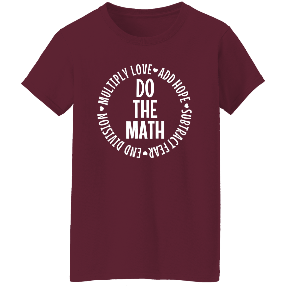 Do The Math Teacher Vintage T-Shirt - WOMAN
