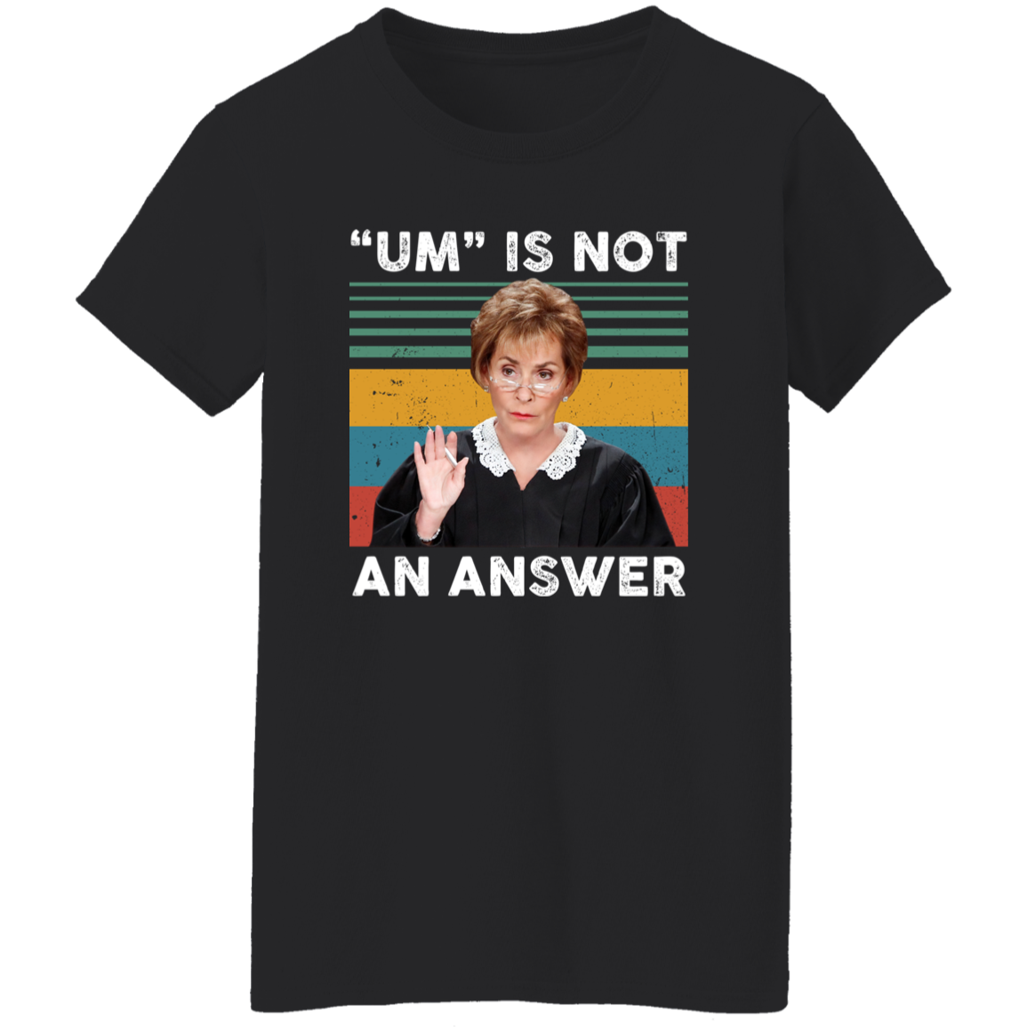 Um Is Not An Answer Vintage Sunset T-Shirt - WOMEN