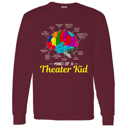 Mind Of A Theater Kid G540 LS T-Shirt 5.3 oz. - jasmine