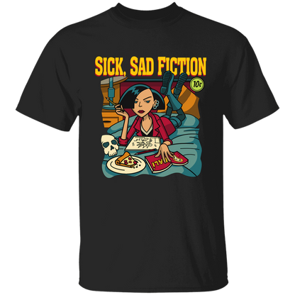 G500B Youth 5.3 oz 100% Cotton T-Shirt Sick Sad Fiction - Jane Lane Classic T-Shirt