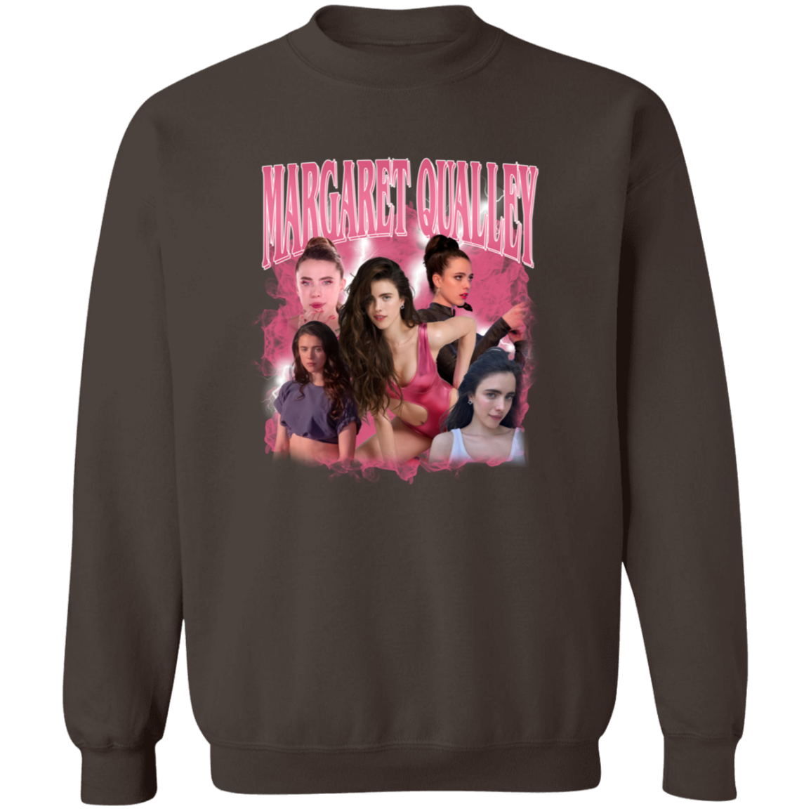 Margaret Qualley Bootleg  Gildan Crewneck Pullover Sweatshirt - ID04102437