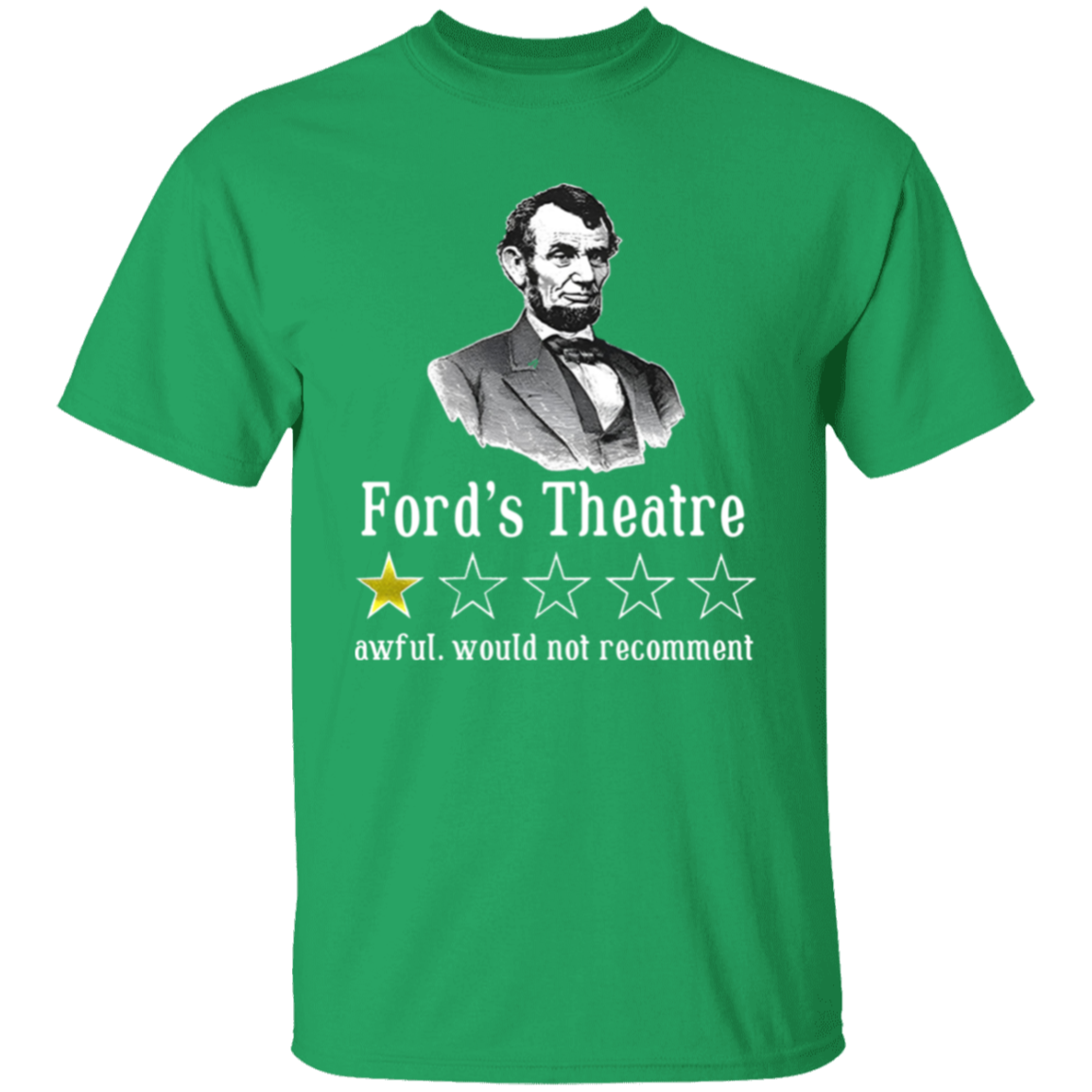 Ford's Theatre Awful Would Not Recommend Teacher Vintage Unisex  T-Shirt - letter