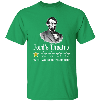 Ford's Theatre Awful Would Not Recommend Teacher Vintage Unisex  T-Shirt - letter