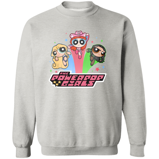 Powerpop Girls Crewneck Pullover Sweatshirt - ID30082412