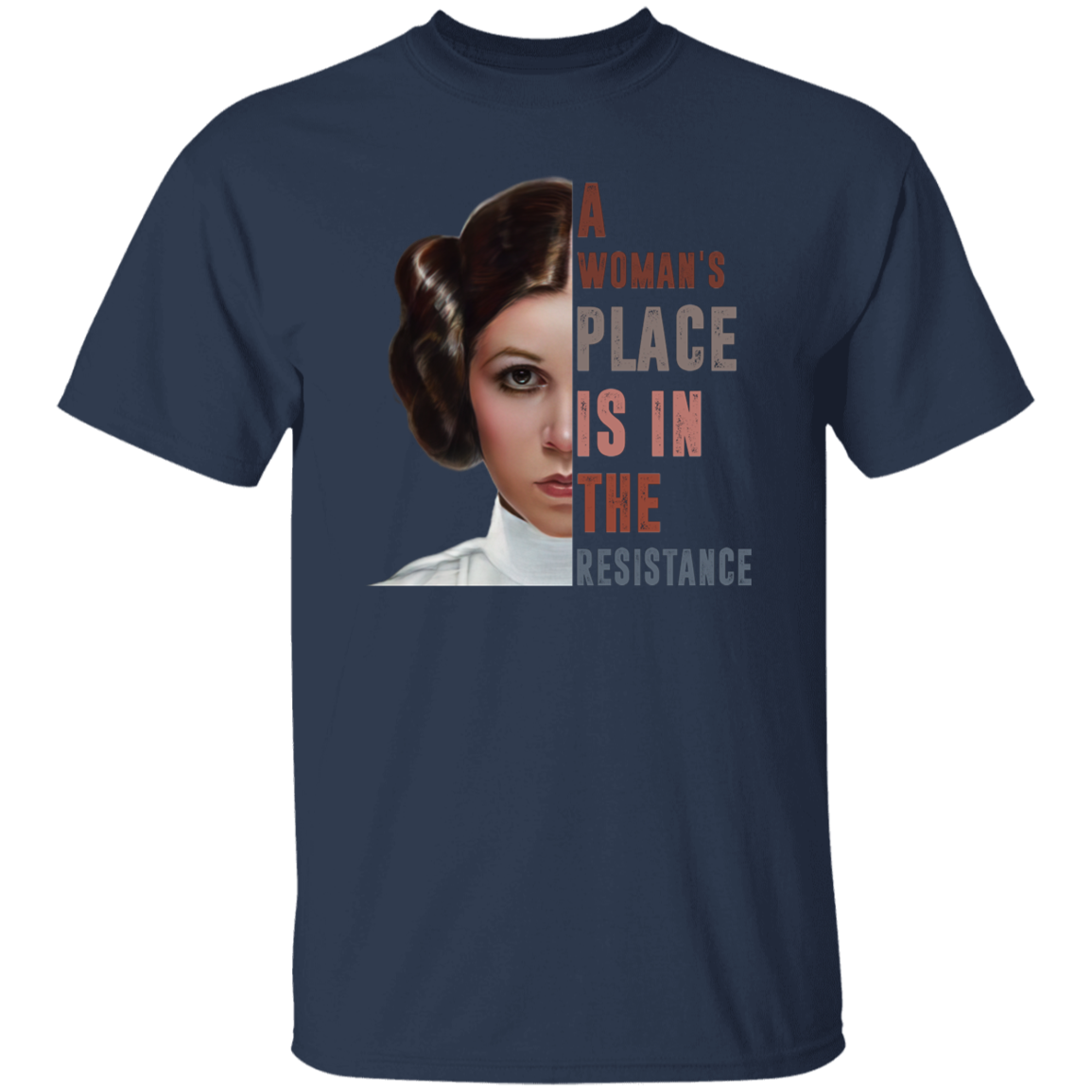 Princess Leia A Woman’s Place Is In The Resistance Vintage T-Shirt